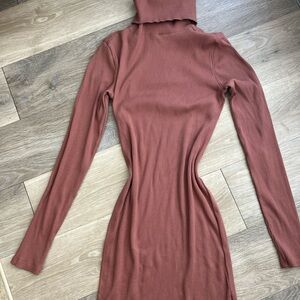 Wild Fable Purple Bodycon Turtleneck Mini Dress